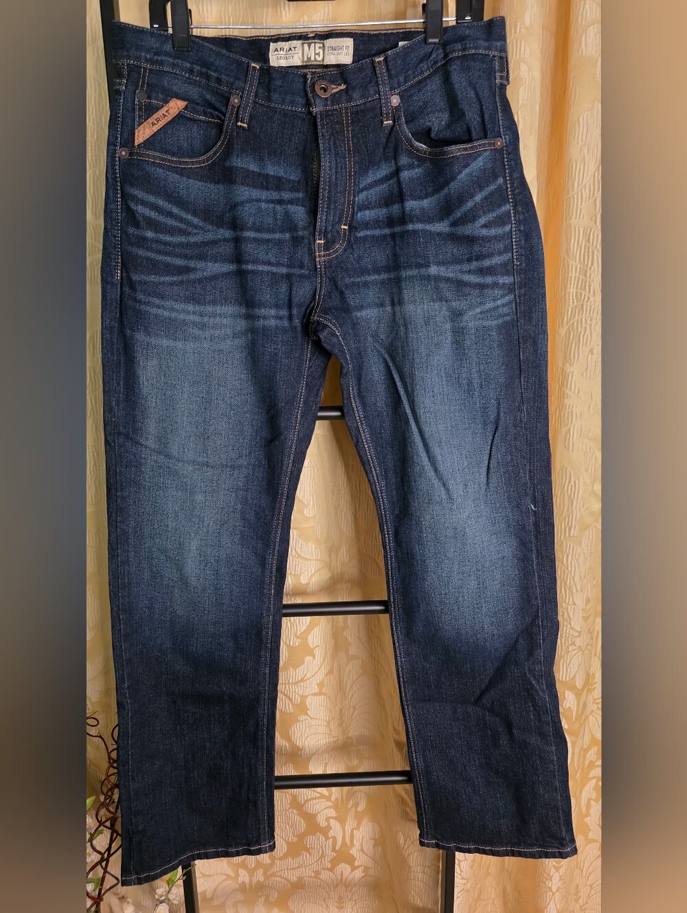 Ariat Legacy M5 Straight Fit Men Jeans Sz 33/32 5 Pockets